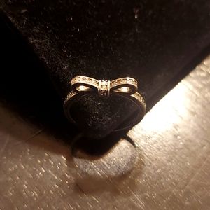 Sterling Silver Diamond Ring
